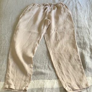 CP Shades drawstring linen trouser